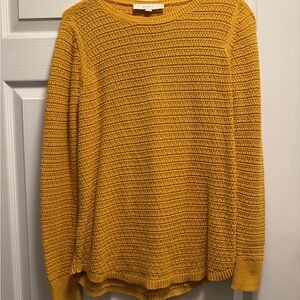 💙💙LOFT Golden Knit Sweater